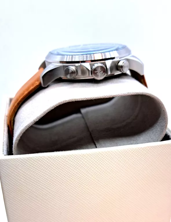 ZEGAREK MICHAEL KORS  GAGE NIEBIESKI/SKÓRA O45 MM PUDEŁKO /INSTRUKCJA
