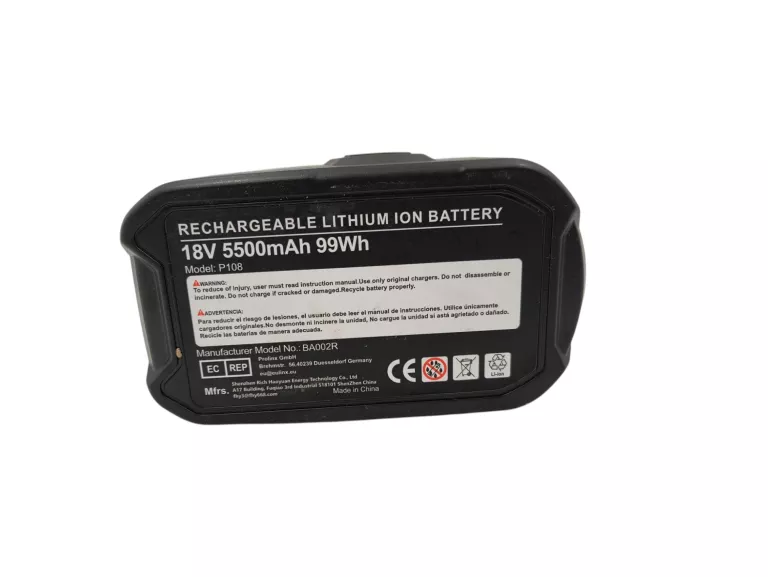AKUMULATOR ZAMIENNIK P108 5.5AH DLA RYOBI ONE