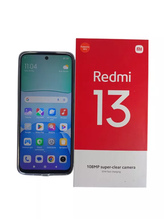 TELEFON XIAOMI REDMI 13 256/8GB KOMPLET