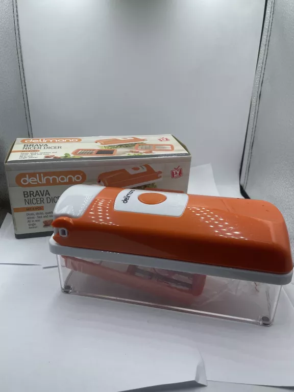 SIATKOWNICA DO WARZYW I OWOCÓW DELIMANO BRAVA NICER DICER SET 4 PCS