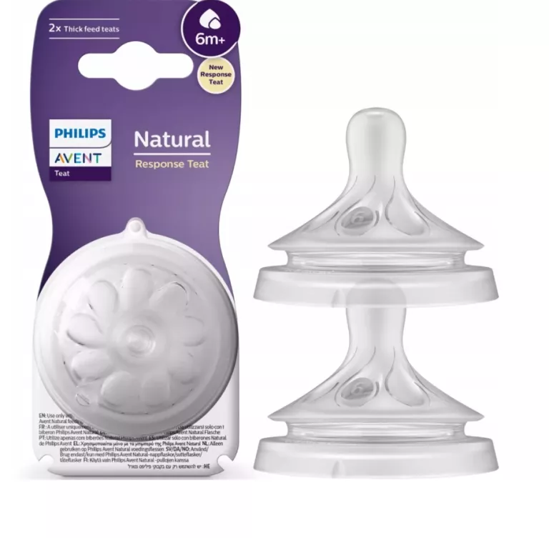 SMOCZEK AVENT DO BUTELKI SZEROKI DO KASZEK PHILIPS NATURAL RESPONSE 6+ 871