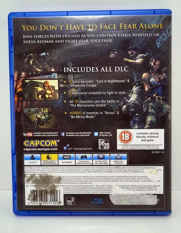 RESIDENT EVIL 5 GRA - PS4