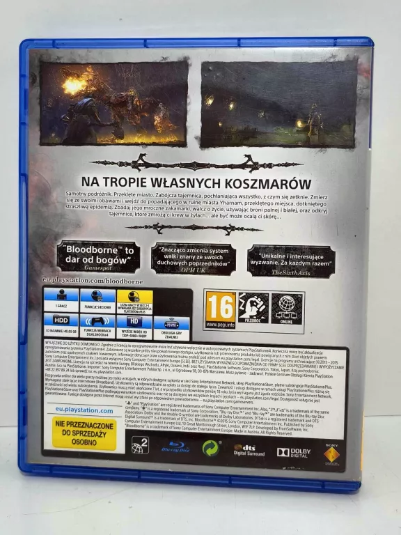 GRA PS4 BLOODBORNE PL NAPISY