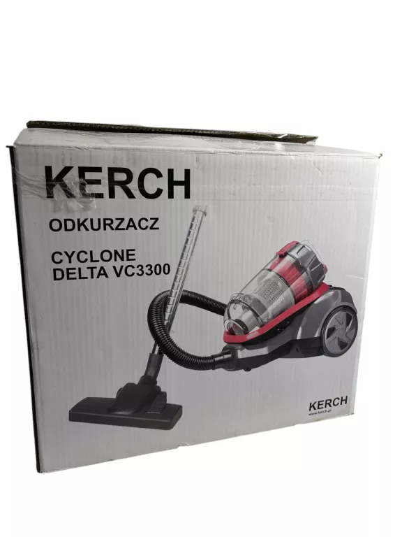 ODKURZACZ BEZWORKOWY KERCH CYCLONE DELTA VC3300