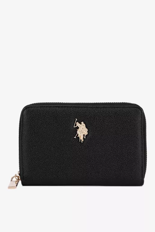 ORYGINALNY PORTFEL DAMSKI U.S. POLO ASSN. BIUXT8383WVP CZARNY
