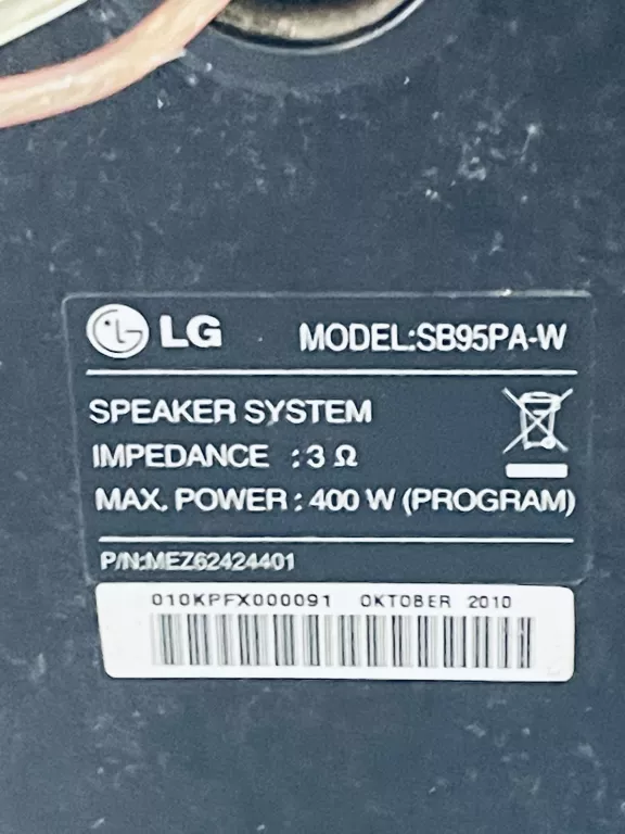 ZESTAW GŁOŚNIKÓW DO KINA DOMOWEGO LG HB905PA 5+1