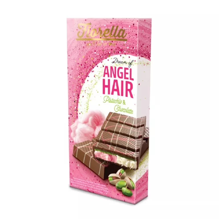 ANGEL HAIR , CZEKOLADA ANIELSKA 150G , CZEKOLADA Z KREMEM PISTACJOWYM