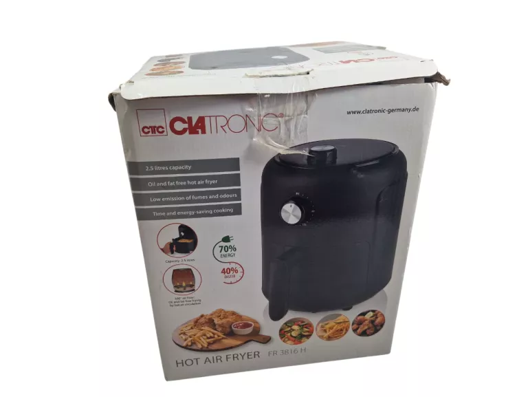 CLATRONIC FR 3816 FRYTOWNICA NA GORĄCE POWIETRZE H, 2,5 L