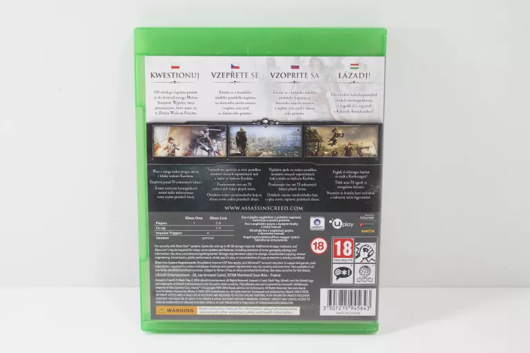 ASSASSIN'S CREED BLACK FLAG IV XBOX ONE PL