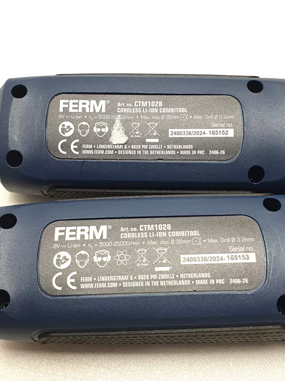 2 X SZLIFIERKA WIELOFUNKCYJNA  FERM CTM 1028