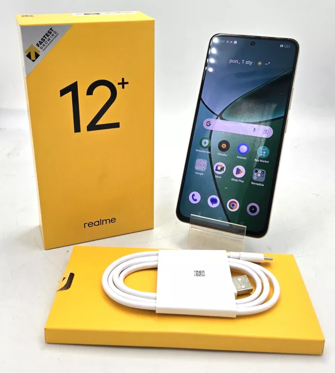 TELEFON REALME 12+ KOMPLET JAK NOWY