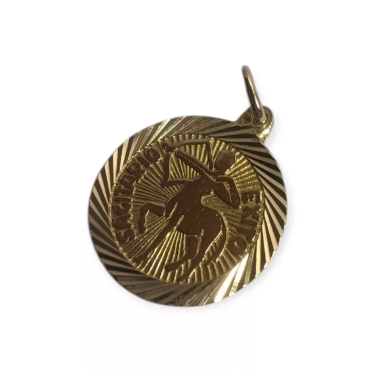 PIĘKNA ZŁOTA ZAWIESZKA ZODIAK STRZELEC 1,74G 585