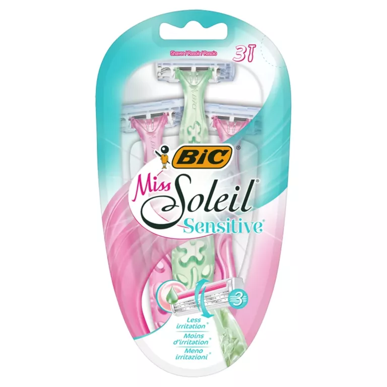 MASZYNKA JEDNORAZOWA DO GOLENIA BIC MISS SOLEIL SENSITIVE 3 SZT.