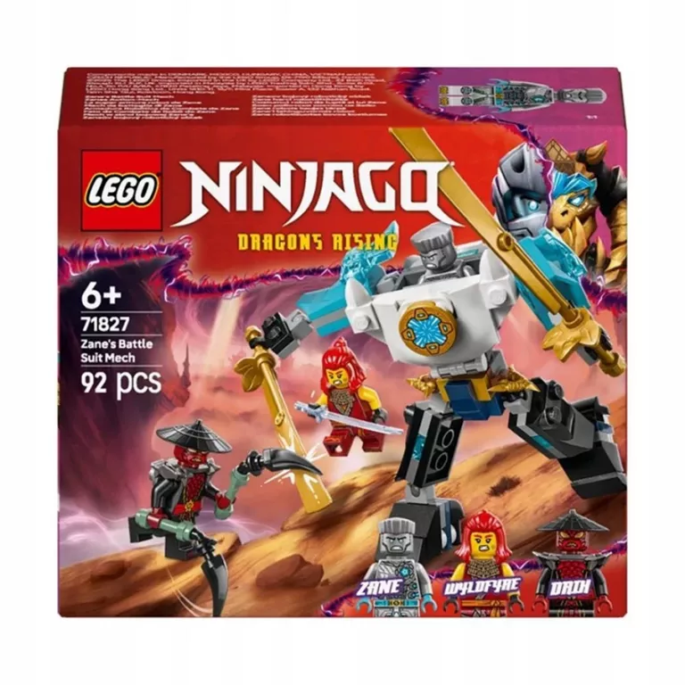 LEGO) NINJAGO 71827 MECH W ZBROI BOJOWEJ ZANEA FABRYCZNIE ZAPAKOWANE