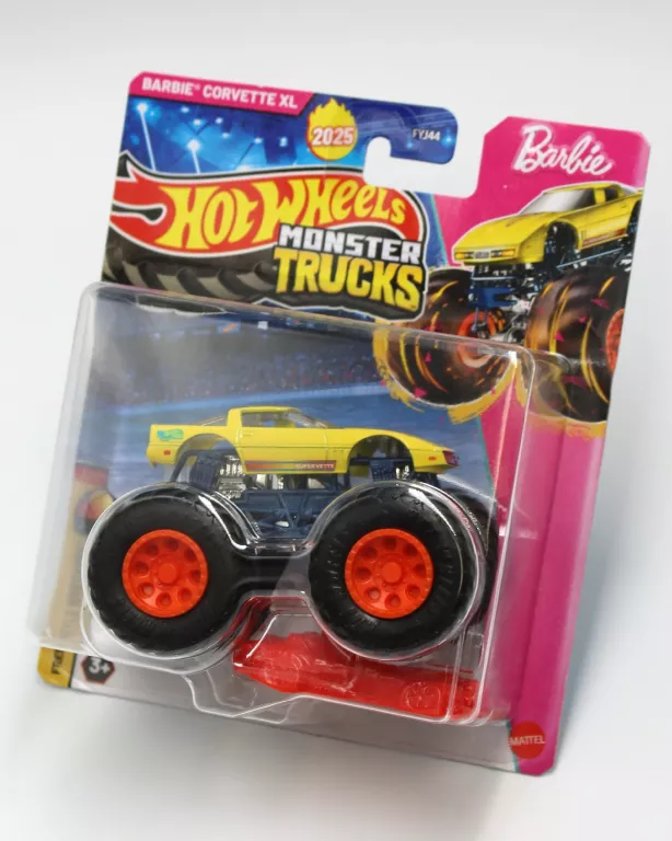 HOT WHEELS MONSTER TRUCKS – BARBIE CORVETTE XL JCD97