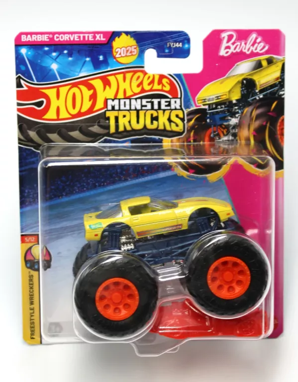 HOT WHEELS MONSTER TRUCKS – BARBIE CORVETTE XL JCD97