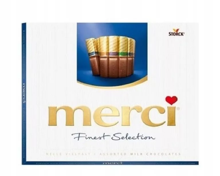 MERCI NIEBIESKIE CZEKOLADKI PRALINY