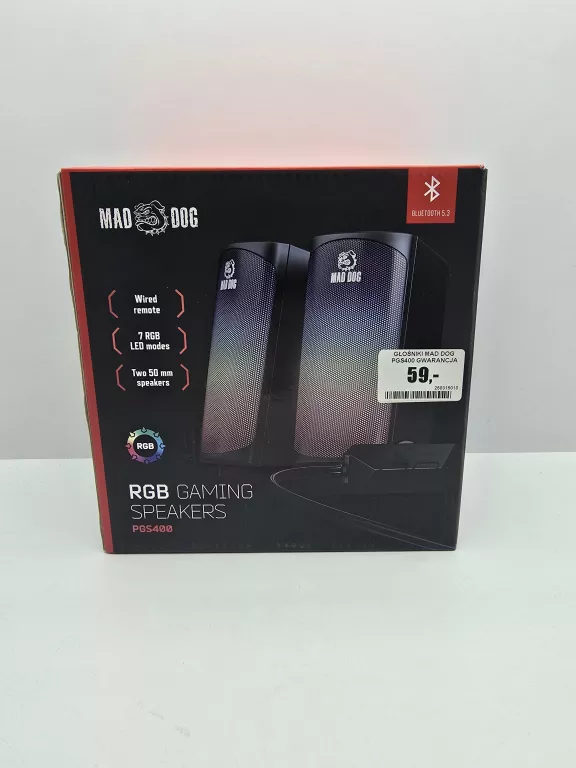 GŁOŚNIKI MAD DOG PGS400 GWARANCJA