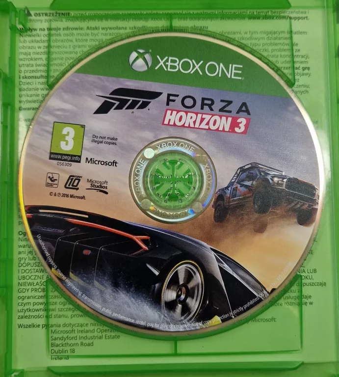 GRA FORZA HORIZON 3 XBOX ONE