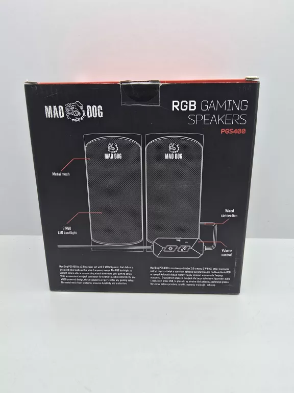 GŁOŚNIKI MAD DOG PGS400 GWARANCJA