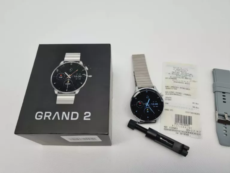 SMARTWATCH FOREVER GRAND 2 SW-710 - SREBRNY