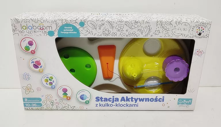 TREFL LALABOOM STACJA AKTYWNOŚCI Z KULKO- KLOCKAMI 61083