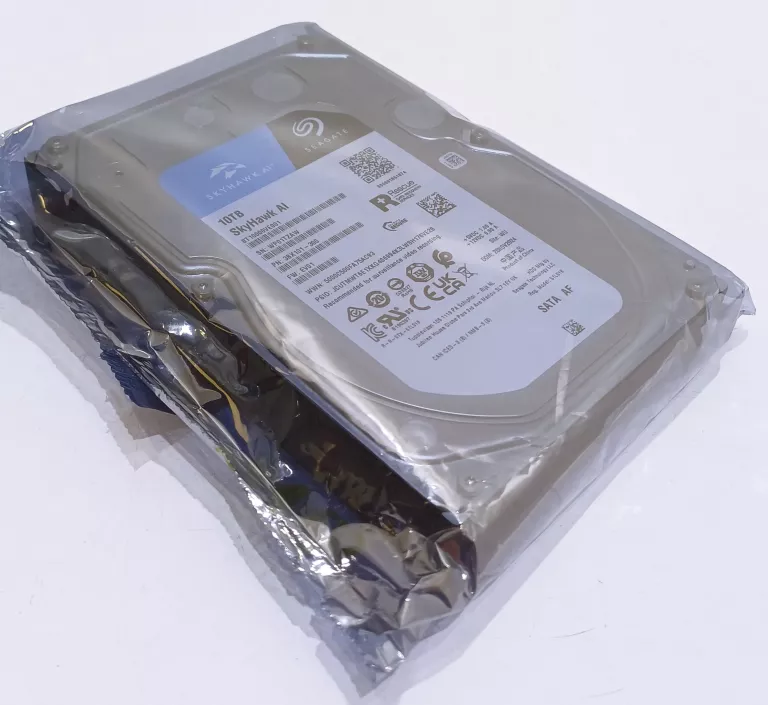 DYSK TWARDY HDD SEAGATE SKYHAWK AI ST10000VE001 10 TB 3.5 SATA 256 MB