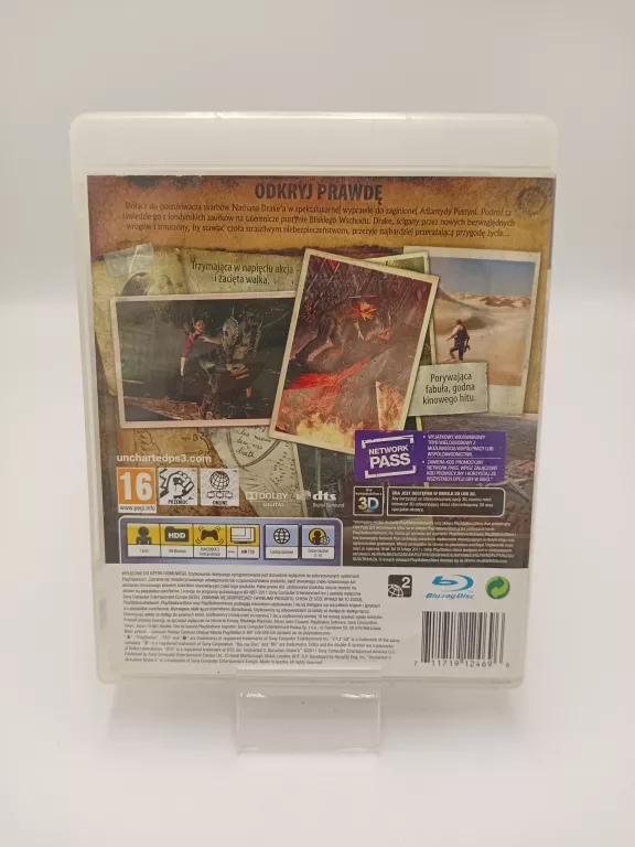 PS3 UNCHARTED 3 OSZUSTWO DRAKE'A
