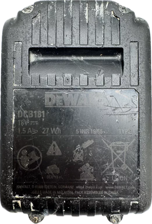 ŁADOWARKA + AKUMULATOR DEWALT 1,5AH