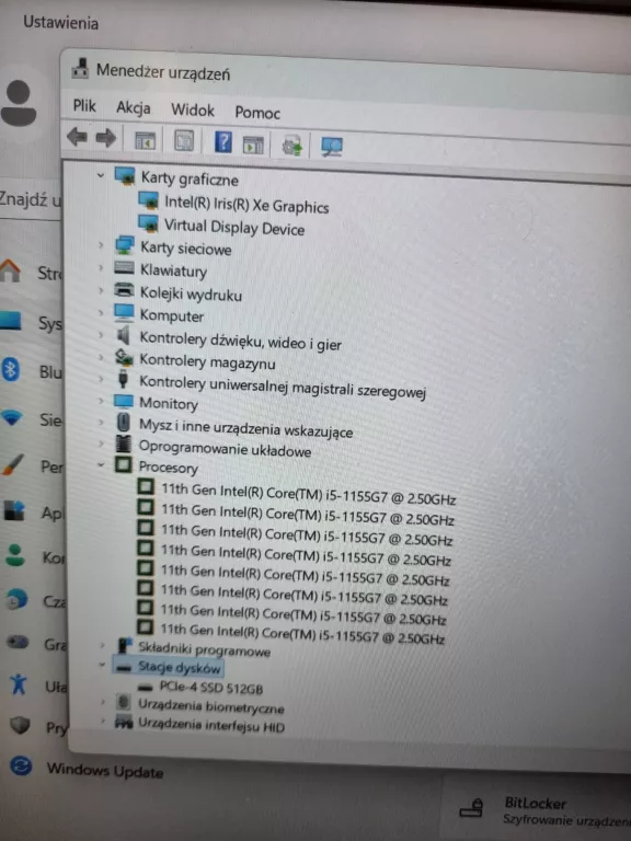 LAPTOP HUAWEI MATEBOOK D15 BOM-WDQ9 I5 11GEN/8/512SSD