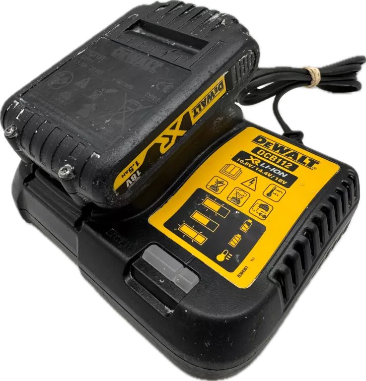 ŁADOWARKA + AKUMULATOR DEWALT 1,5AH