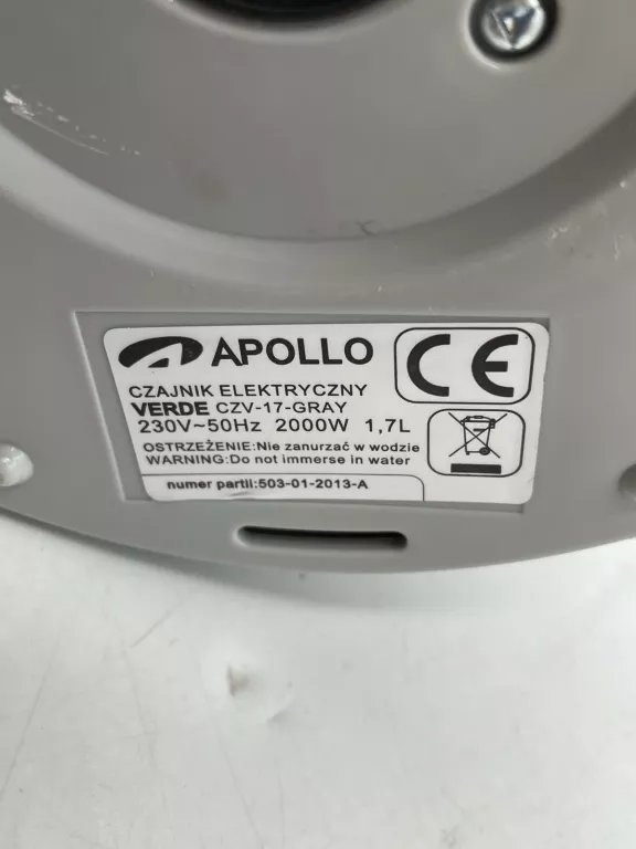 CZAJNIK APOLLO CZV-17-GRAY