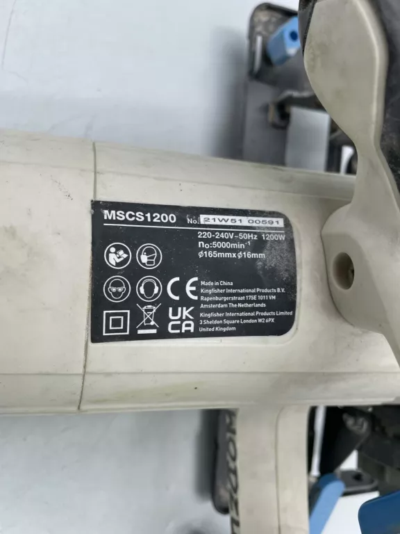 PILARKA TARCZOWA MACALLISTER MSCS1200