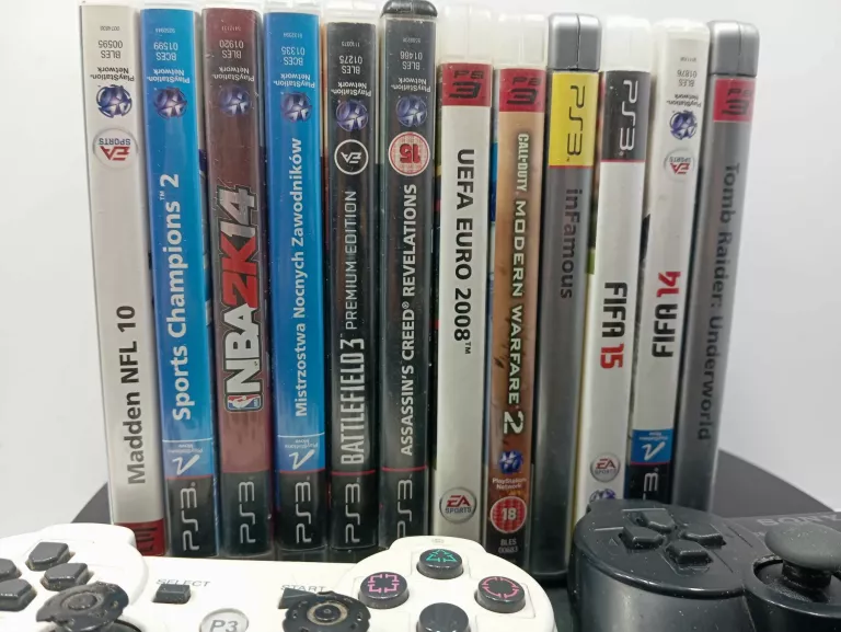 KONSOLA PS3 2 X PAD + GRY