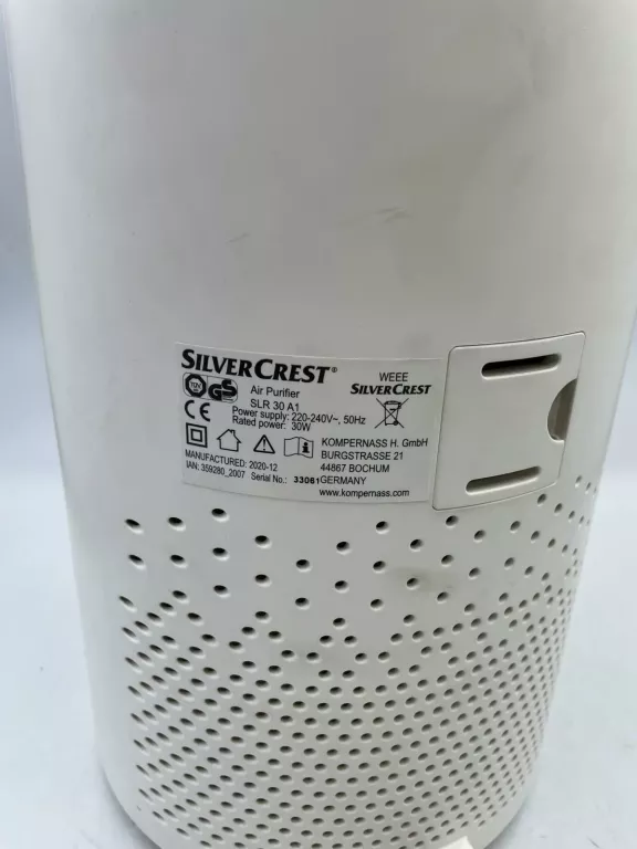 OCZYSZCZACZ POWIETRZA SILVERCREST SLR 30 A1