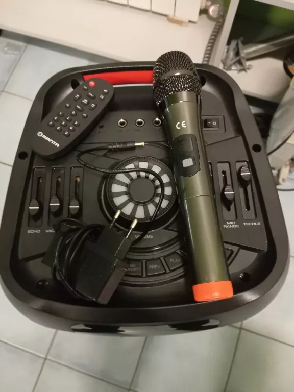 GŁOŚNIK BT MANTA KARAOKE POWER AUDIO SPK5310 PRO
