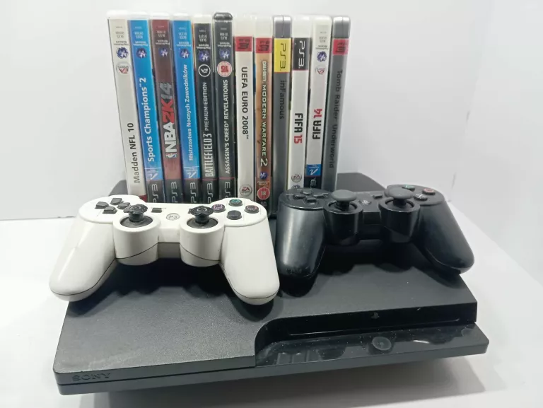 KONSOLA PS3 2 X PAD + GRY