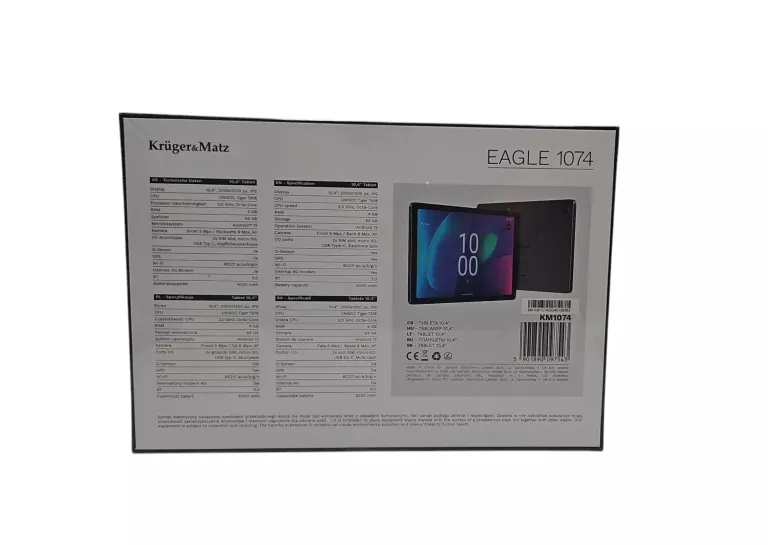 TABLET KRUGER&MATZ EAGLE 1074 10,4" 4 GB / 64 GB SZARY