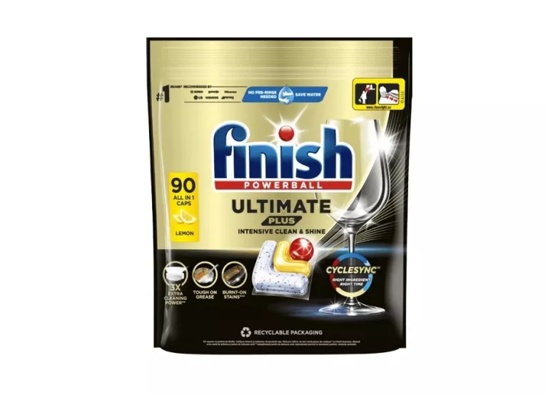 FINISH ULTIMATE PLUS KAPSUŁKI DO ZMYWARKI LEMON CYTRYNA 90 SZTUK
