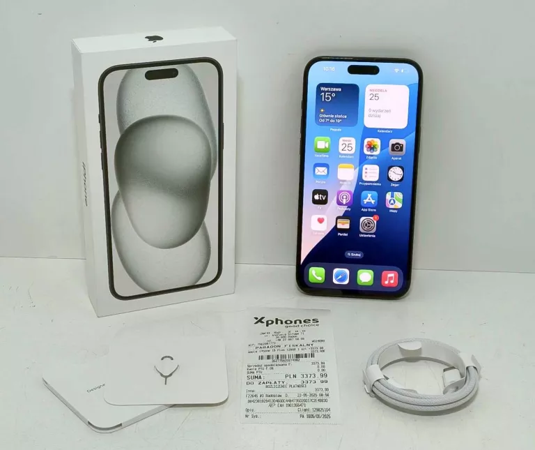 TELEFON IPHONE 15 PLUS 128GB IGŁA ! KOMPLET GW