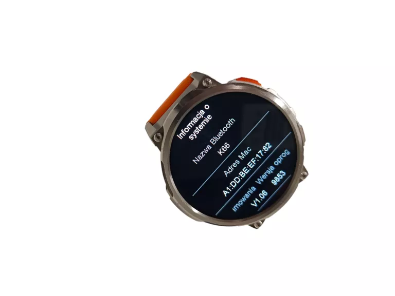 KLASYCZNY SMARTWATCH K66