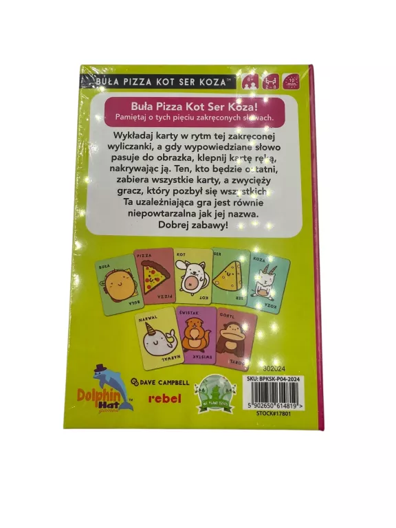 KARTY BUŁA PIZZA KOT SER KOZA