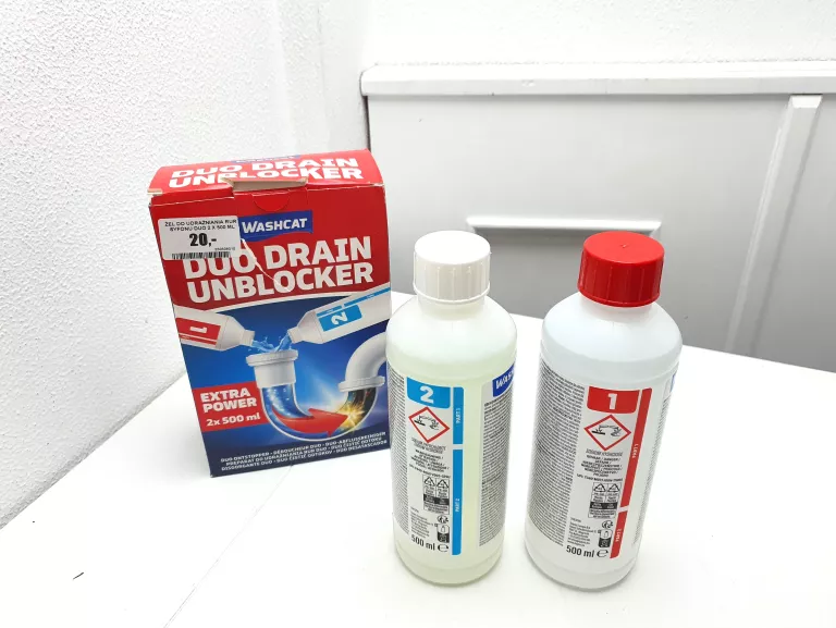 ŻEL DO UDRAŻNIANIA RUR SYFONU DUO 2 X 500 ML