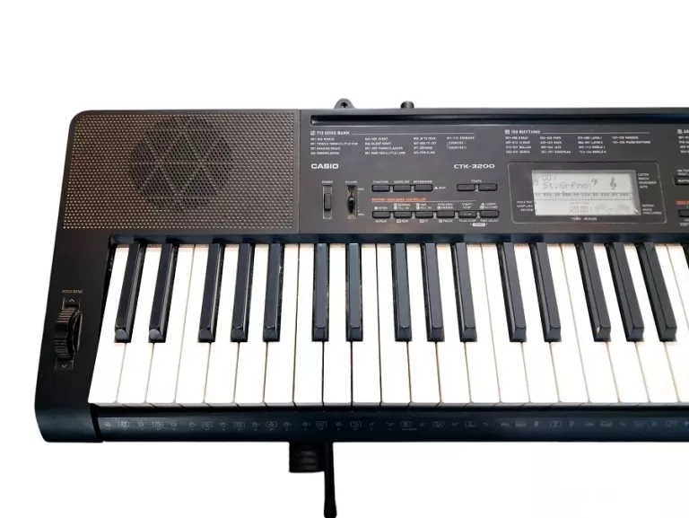 KEYBOARD CASIO CTK-3200 KOMPLET (ZASILACZ/STOJAK/TORBA TRANSPORTOWA)