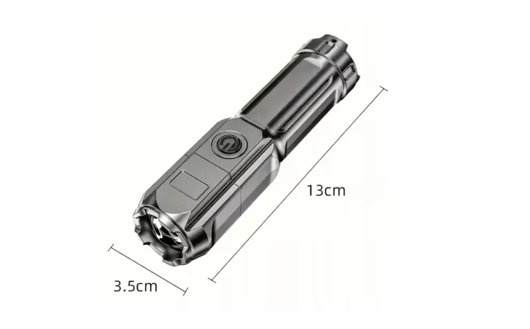 LATARKA LED AKUMULATOROWA TAKTYCZNA USB ZOOM MOCNA KIESZONKOWA F15-T