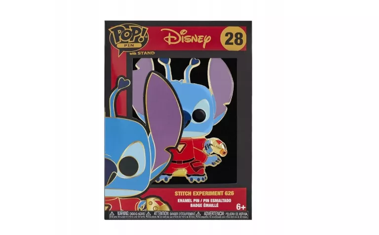 FUNKO POP FIGURKA PRZYPINKA STITCH EKSPERYMENT 626