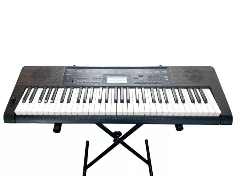 KEYBOARD CASIO CTK-3200 KOMPLET (ZASILACZ/STOJAK/TORBA TRANSPORTOWA)