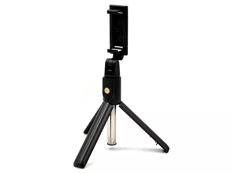 SELFIE STICK TRIPOD UCHWYT STATYW CZARNY BLUETOOTH Z PILOTEM