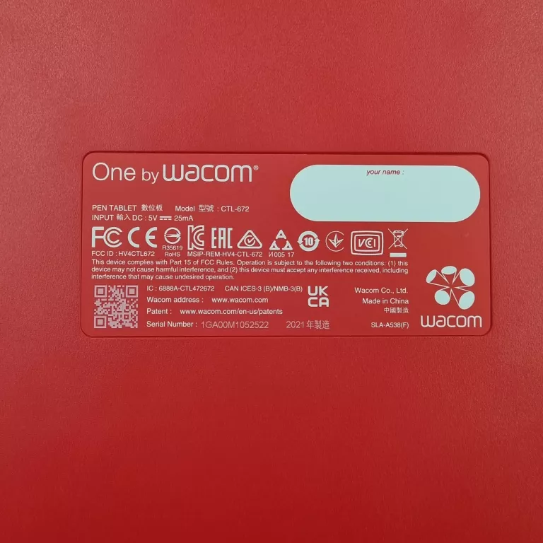 TABLET GRAFICZNY ONE BY WACOM CTL-672 KOMPLET!