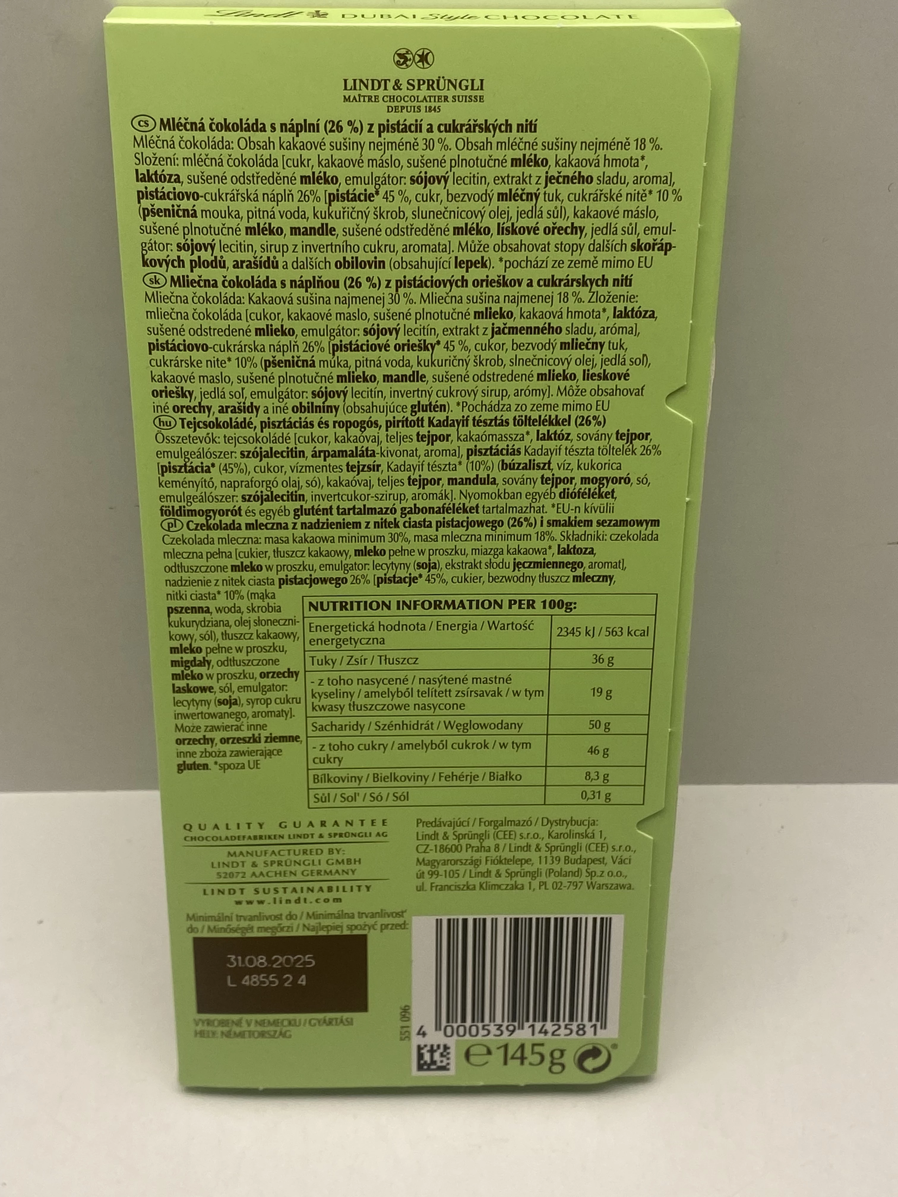 lindt-czekolada-dubajska-145g-dubai-style-chocolate-pistachio-kadayif-ean-gtin-4000539142581